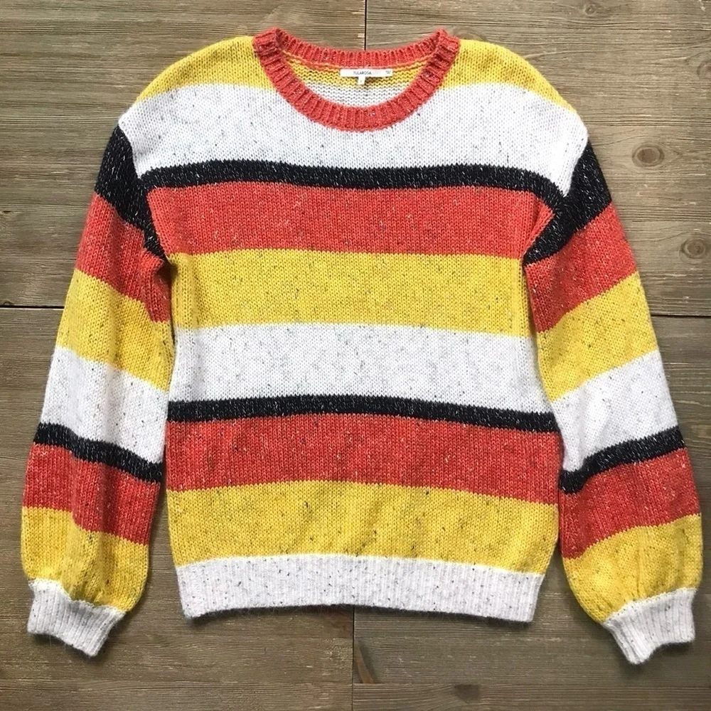 Tularosa Veni Crew Stripe Sweater
